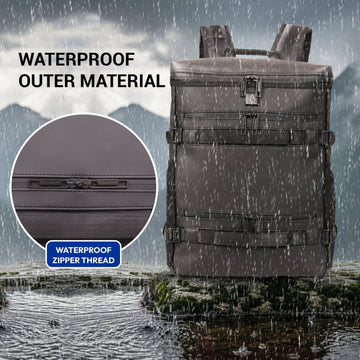 Aerolite Waterproof Backpack – Easyjet Maximum Underseat Size 45×36×20cm, 32L Cabin Rucksack with 15.6″ Laptop Sleeve, Multiple Pockets & Travel-Friendly Features – Black